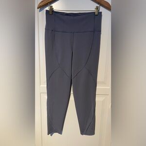 Lululemon To The Beat Tight 24" Blue/Grey Sz 8